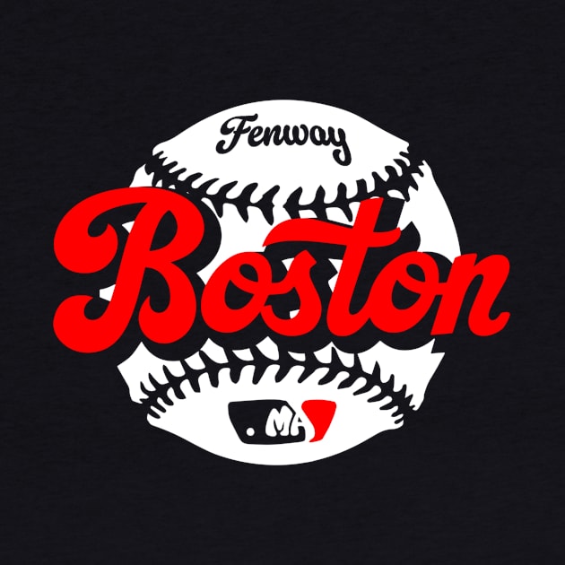 Boston Baseball by Throwzack